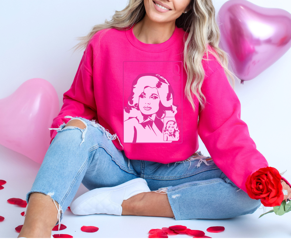 Queen of Hearts Dolly Sweatshirt