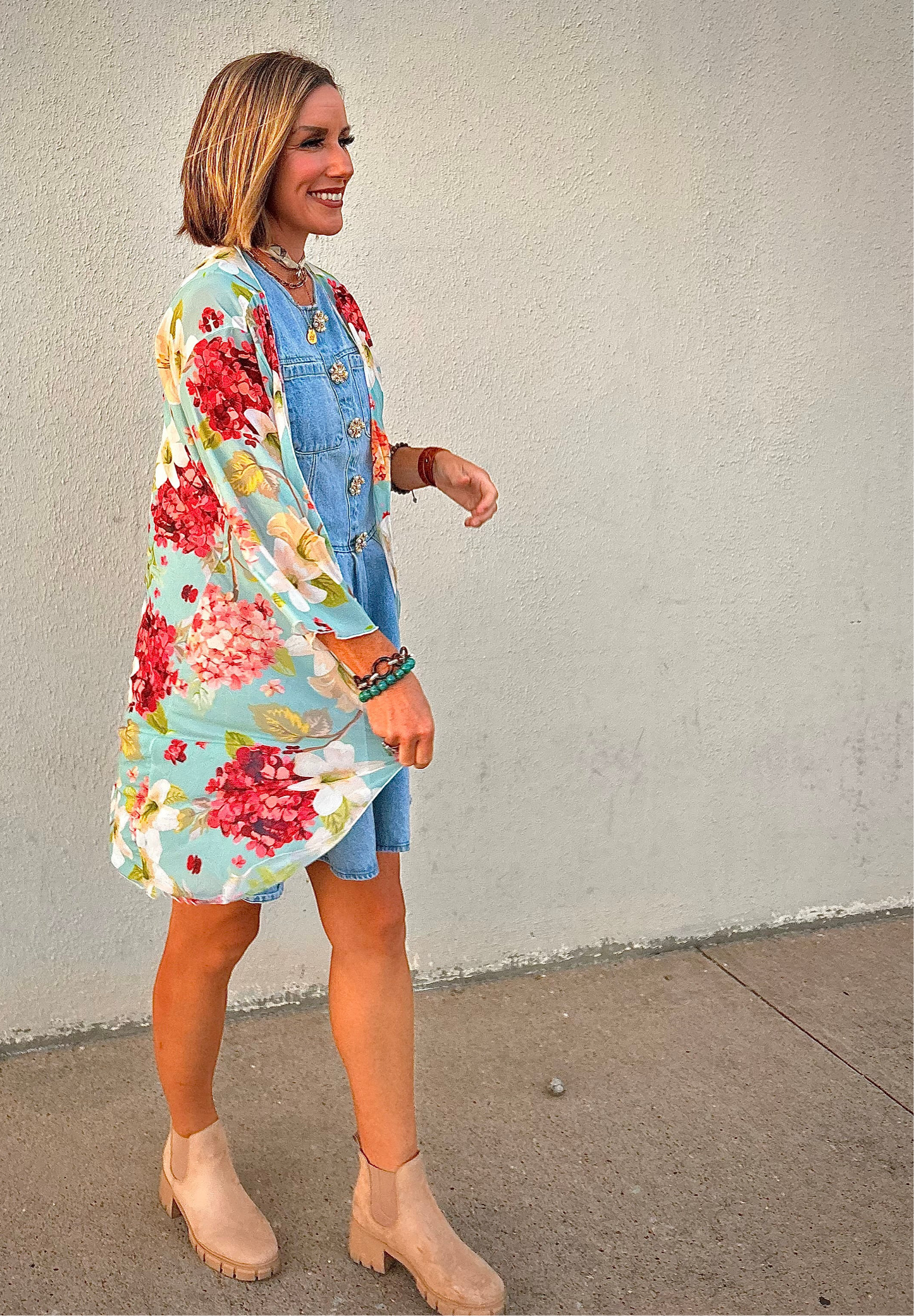 Fall Hydrangea Kimono