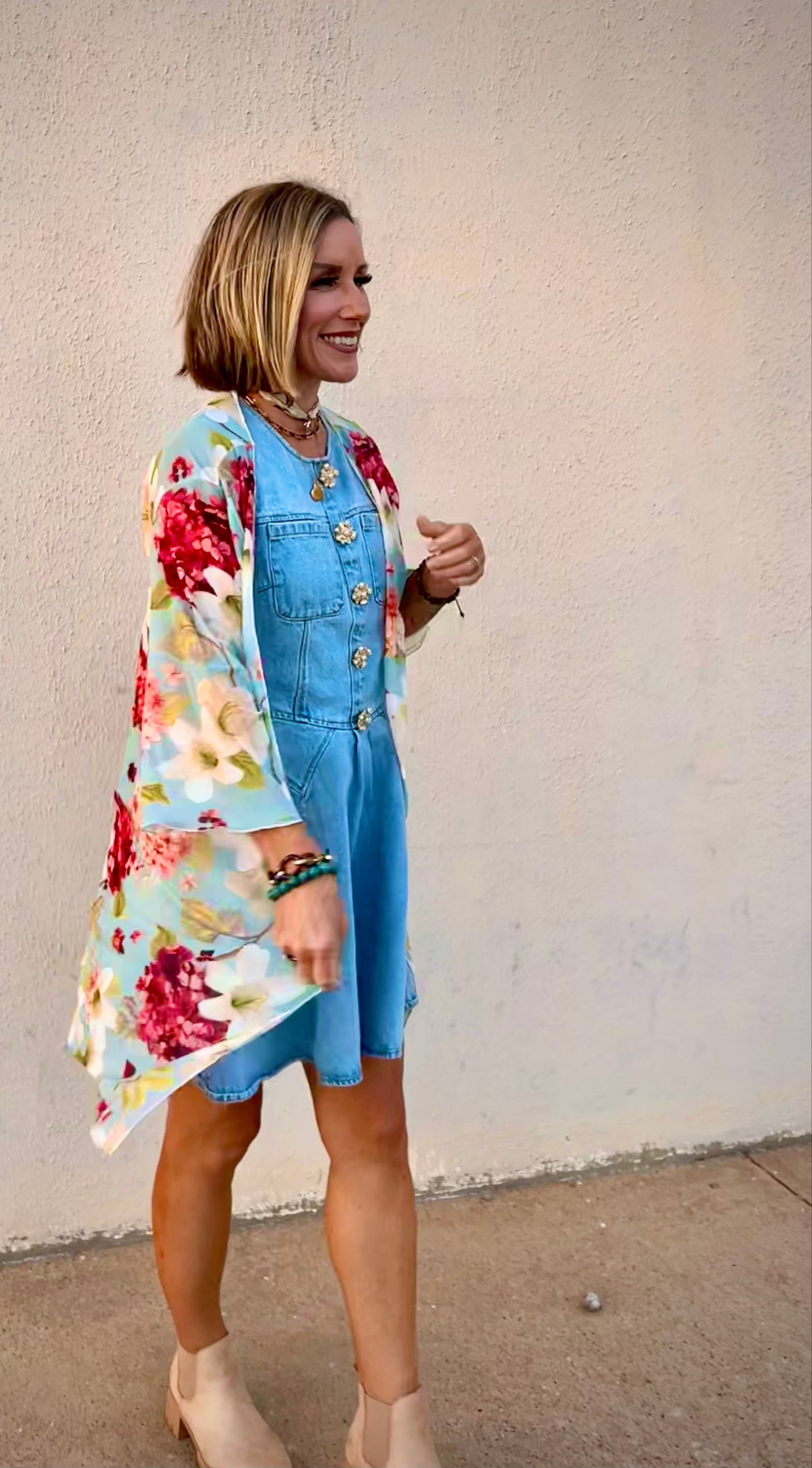 Fall Hydrangea Kimono