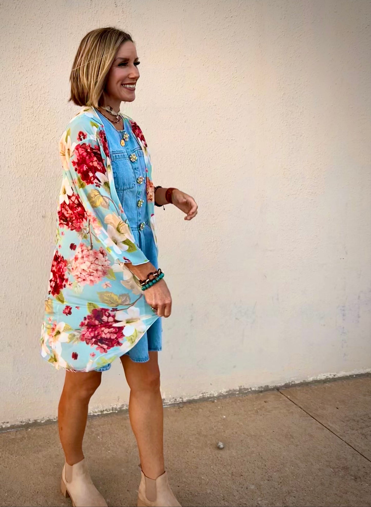 Fall Hydrangea Kimono