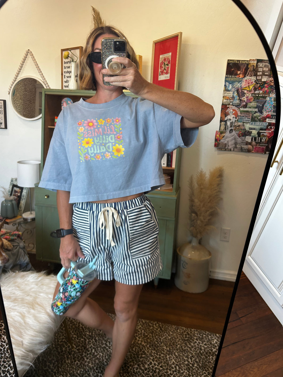 Miss Dilly Dally Cropped  Tee