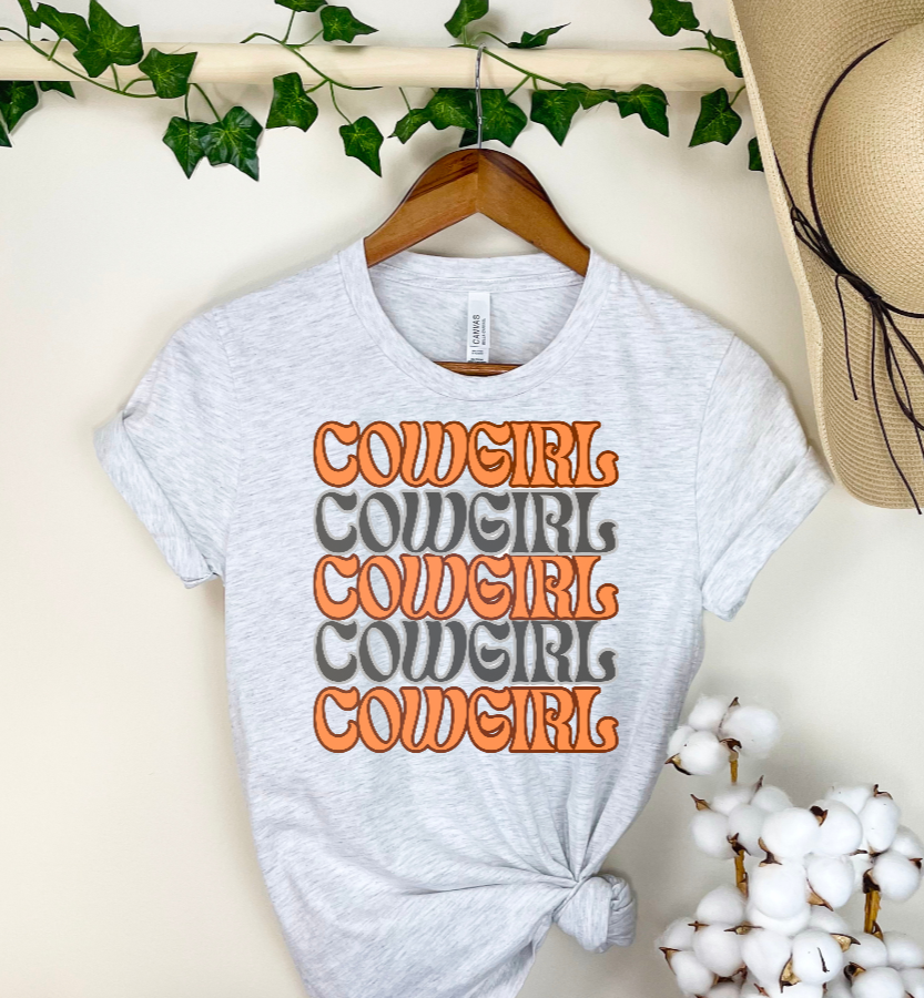 Oklahoma State Cowgirl Graphic Tee