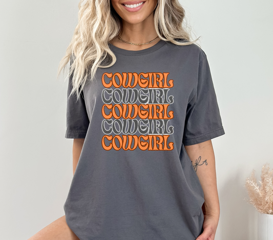 Oklahoma State Cowgirl Graphic Tee