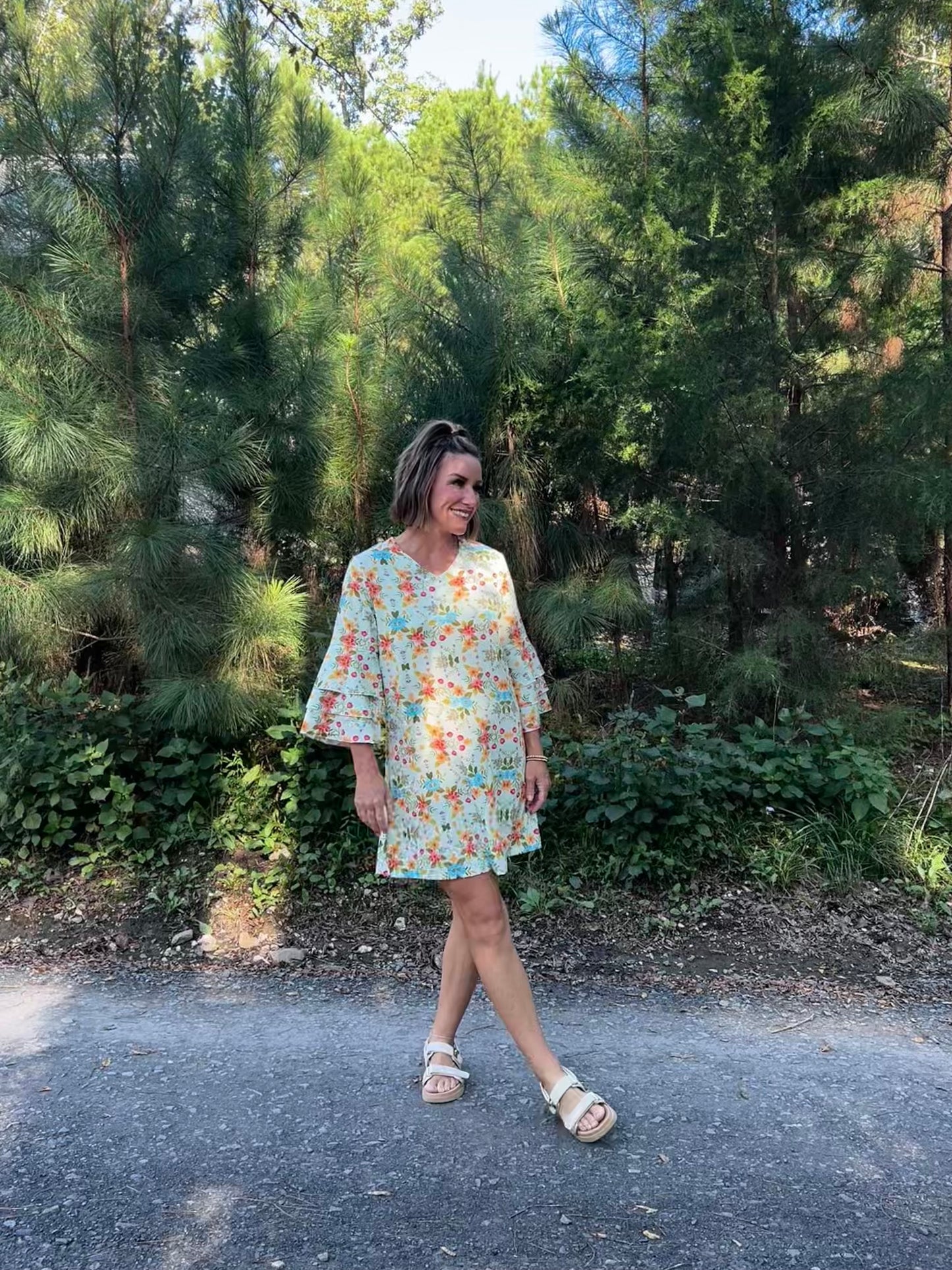 Meadow Tiered Sleeve Dress