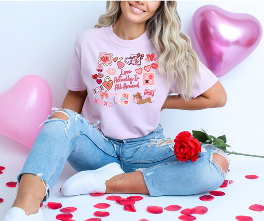 Love Actually Is Everywhere Graphic Tee