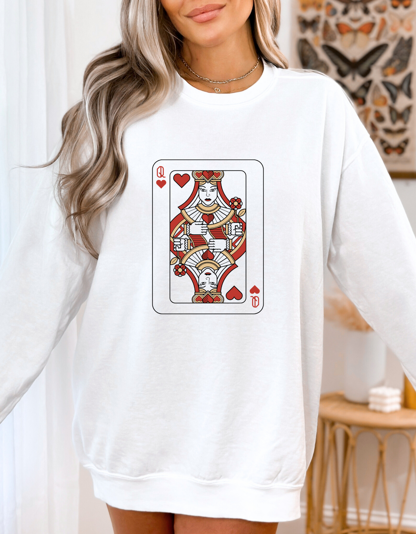 Queen of Hearts Sweatshirt