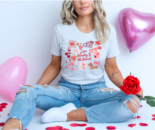 Love Actually Is Everywhere Graphic Tee