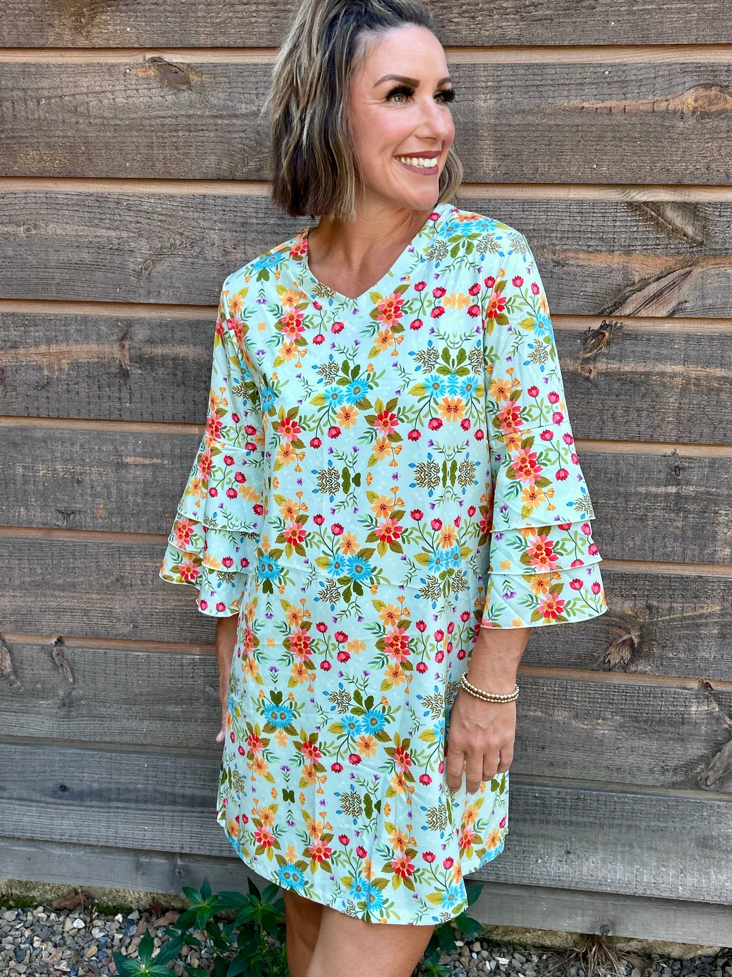 Meadow Tiered Sleeve Dress