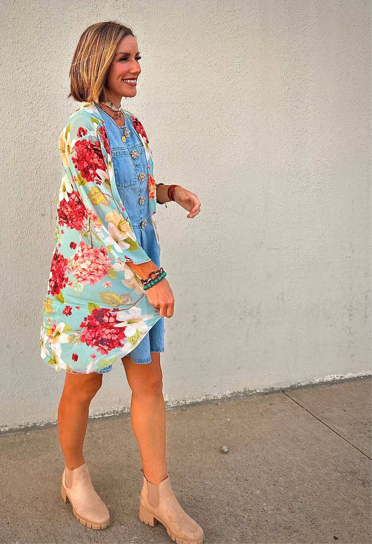 Fall Hydrangea Kimono