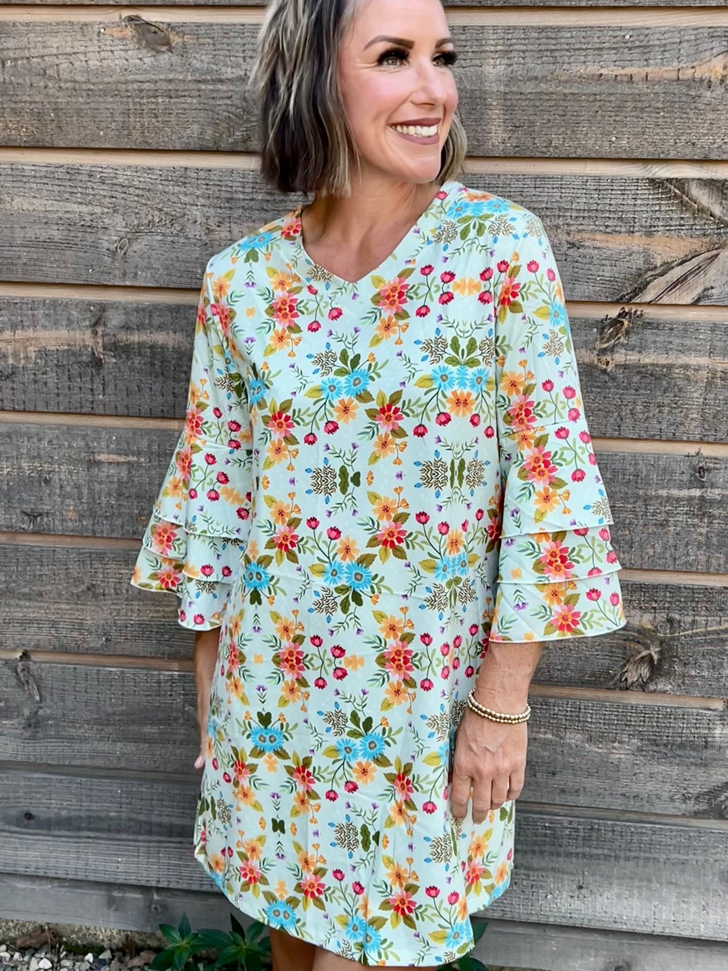 Meadow Tiered Sleeve Dress