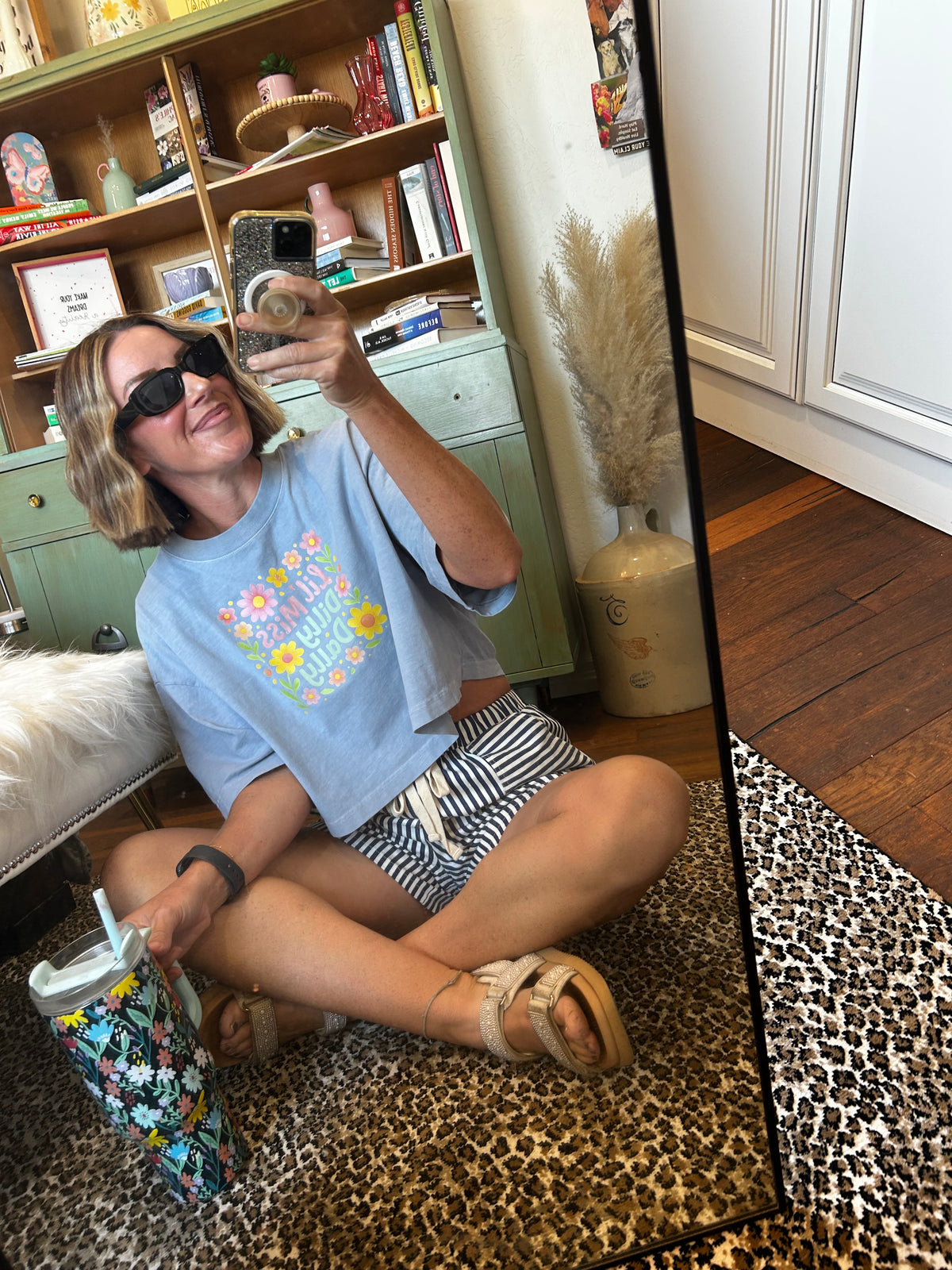 Miss Dilly Dally Cropped  Tee