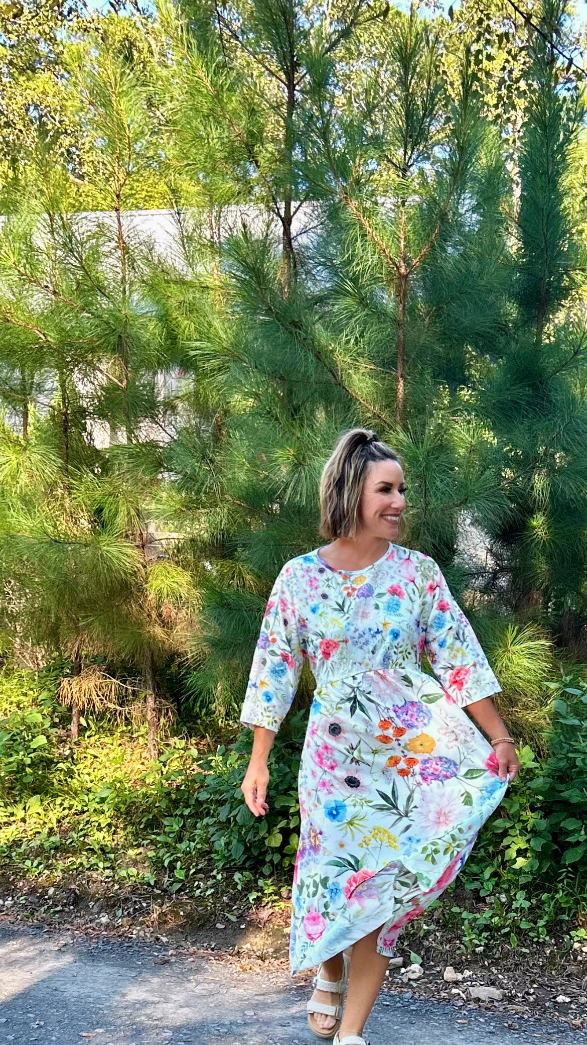 Fields of Bliss Floral Dress