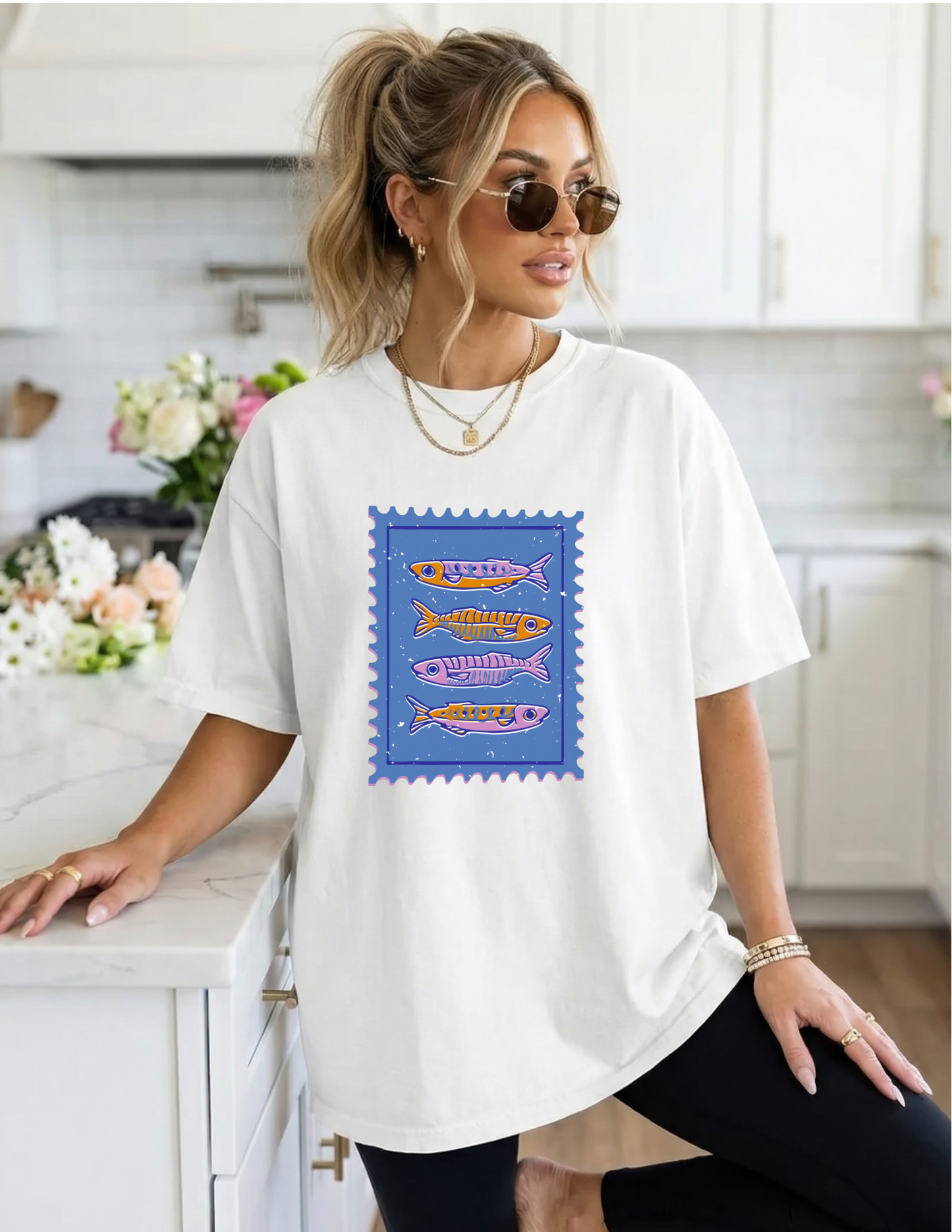 Summer Sardines Graphic Tee