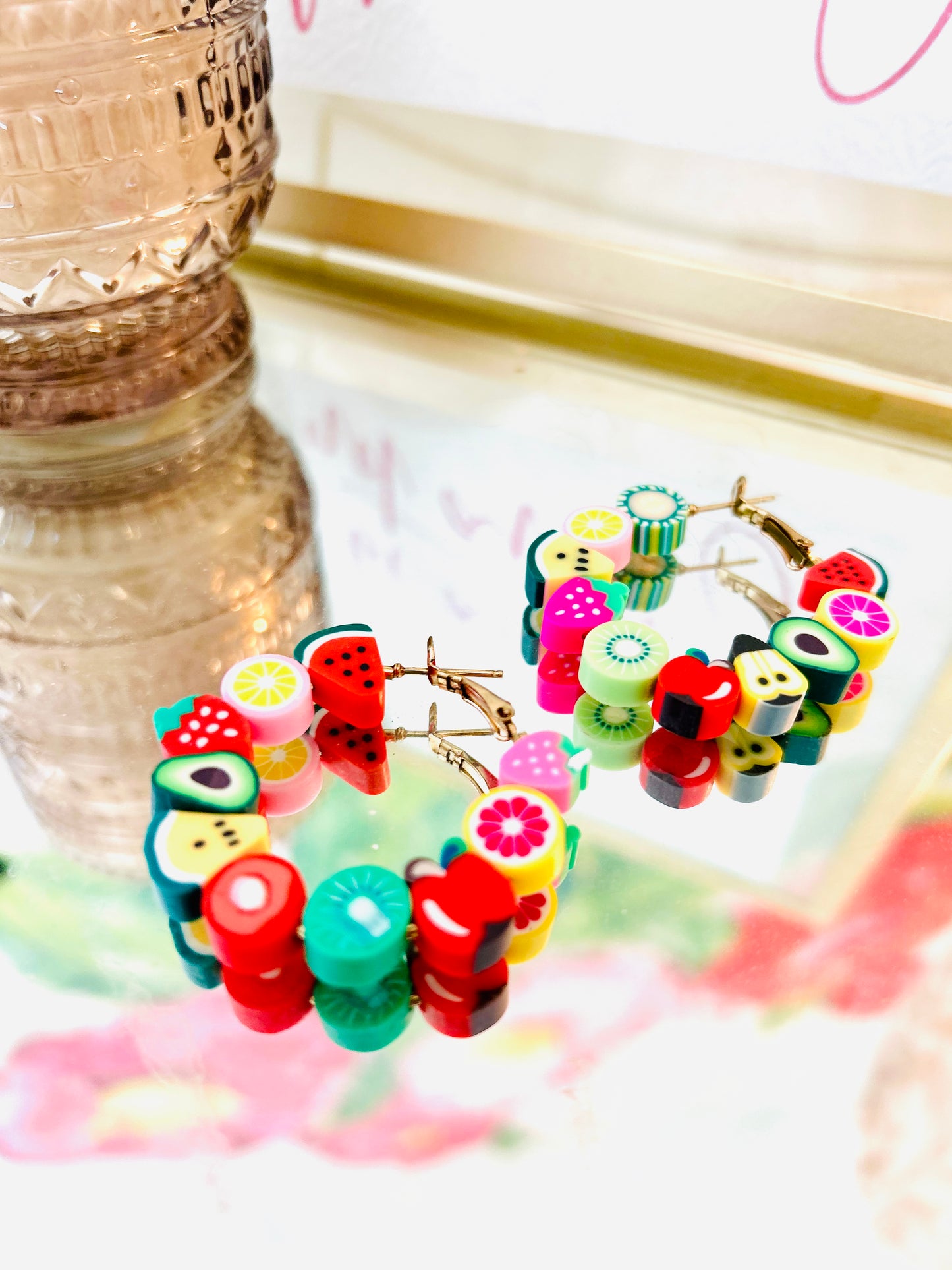 Fruitful Hoop Earrings