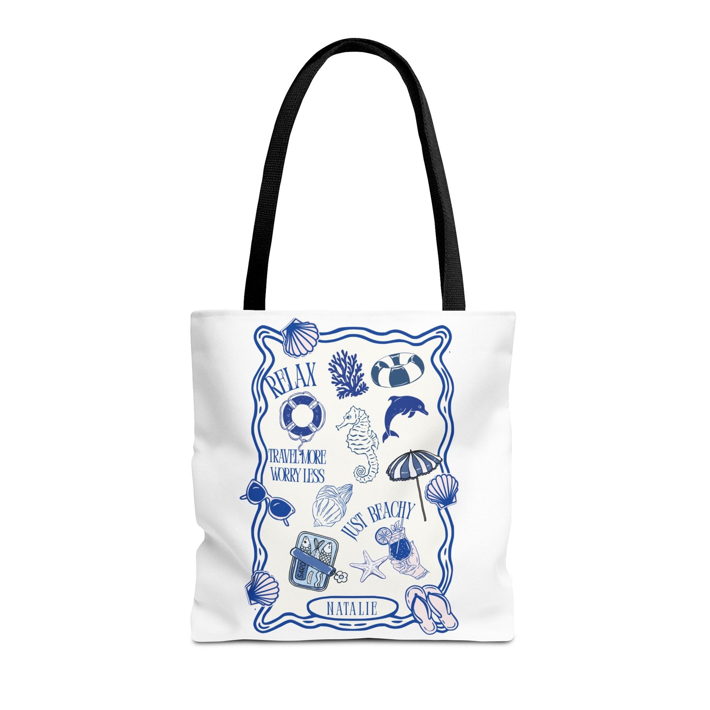 Personalized Beach Vibes Tote
