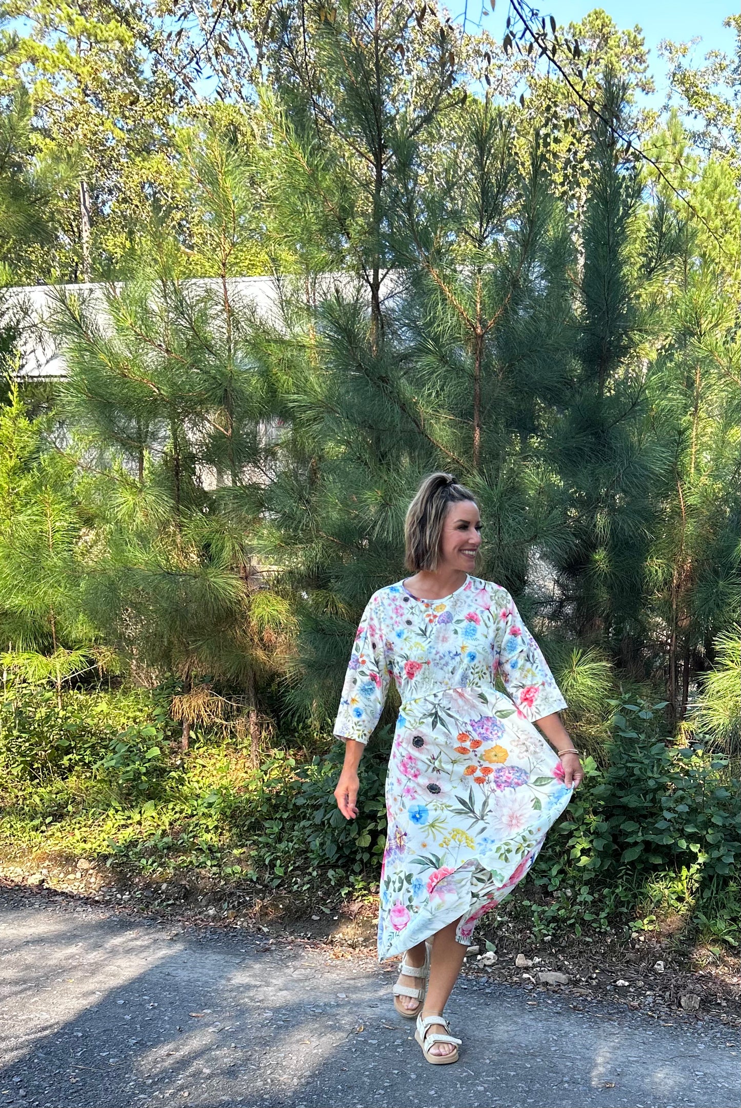 Fields of Bliss Floral Dress