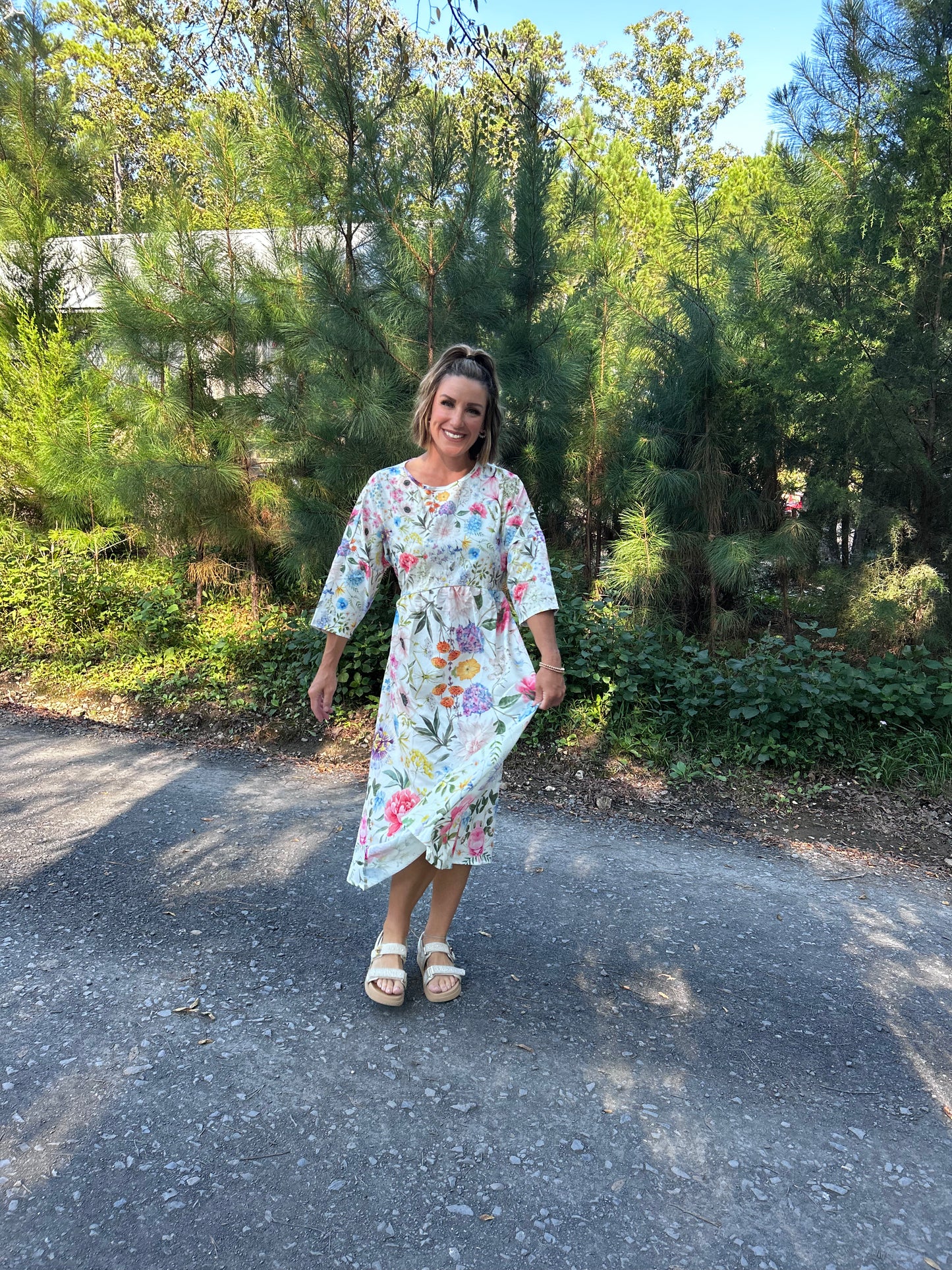 Fields of Bliss Floral Dress