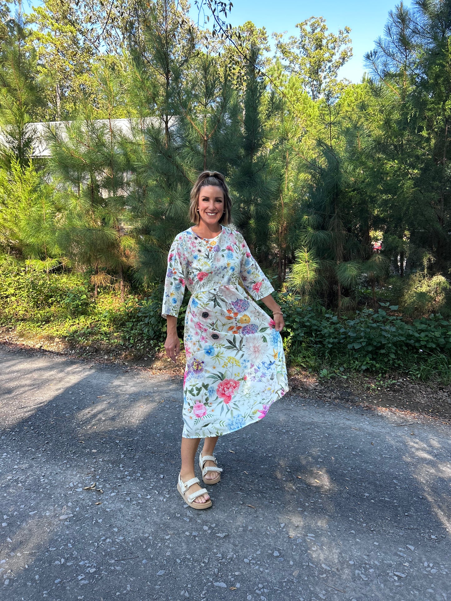 Fields of Bliss Floral Dress