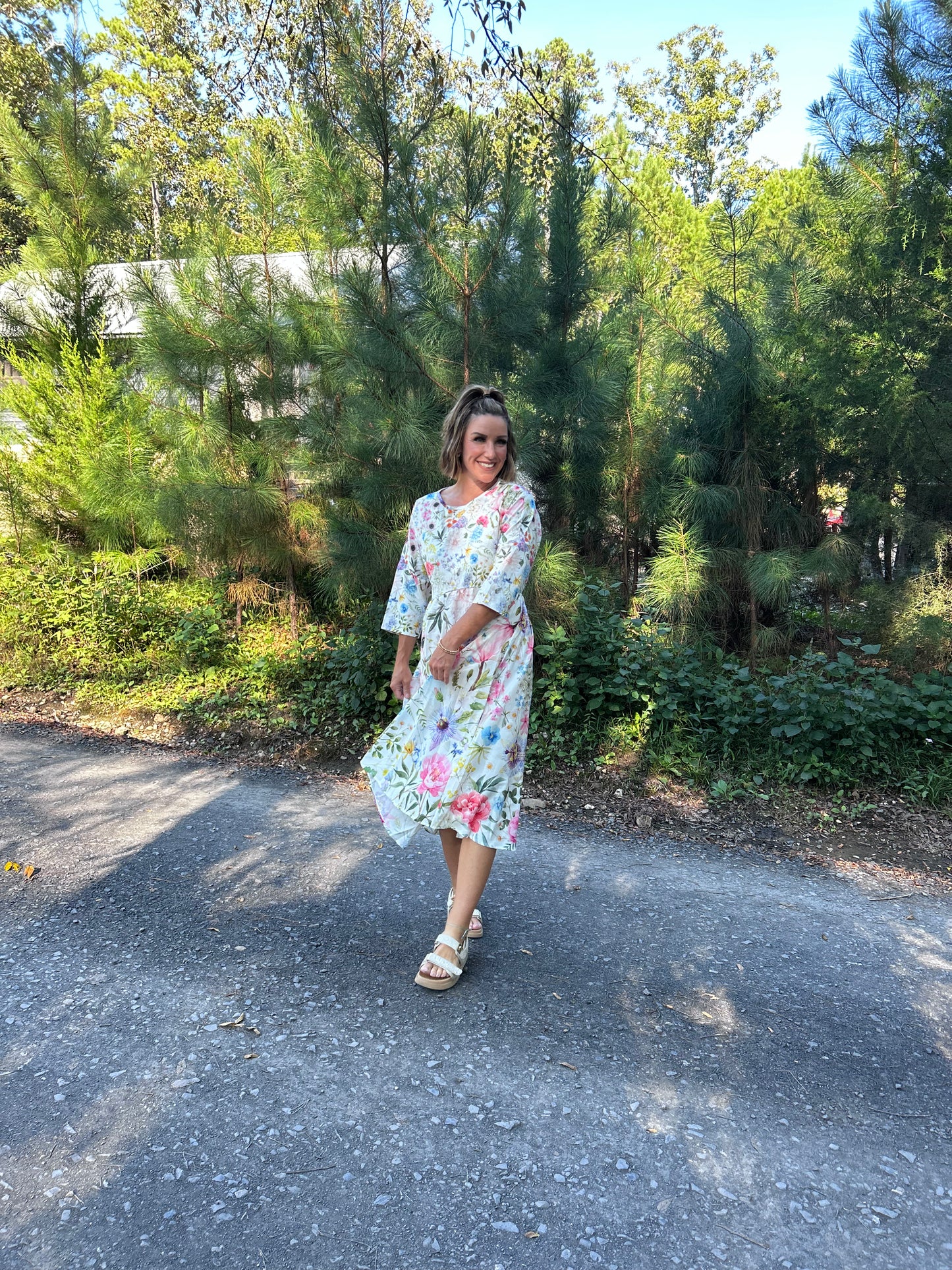 Fields of Bliss Floral Dress