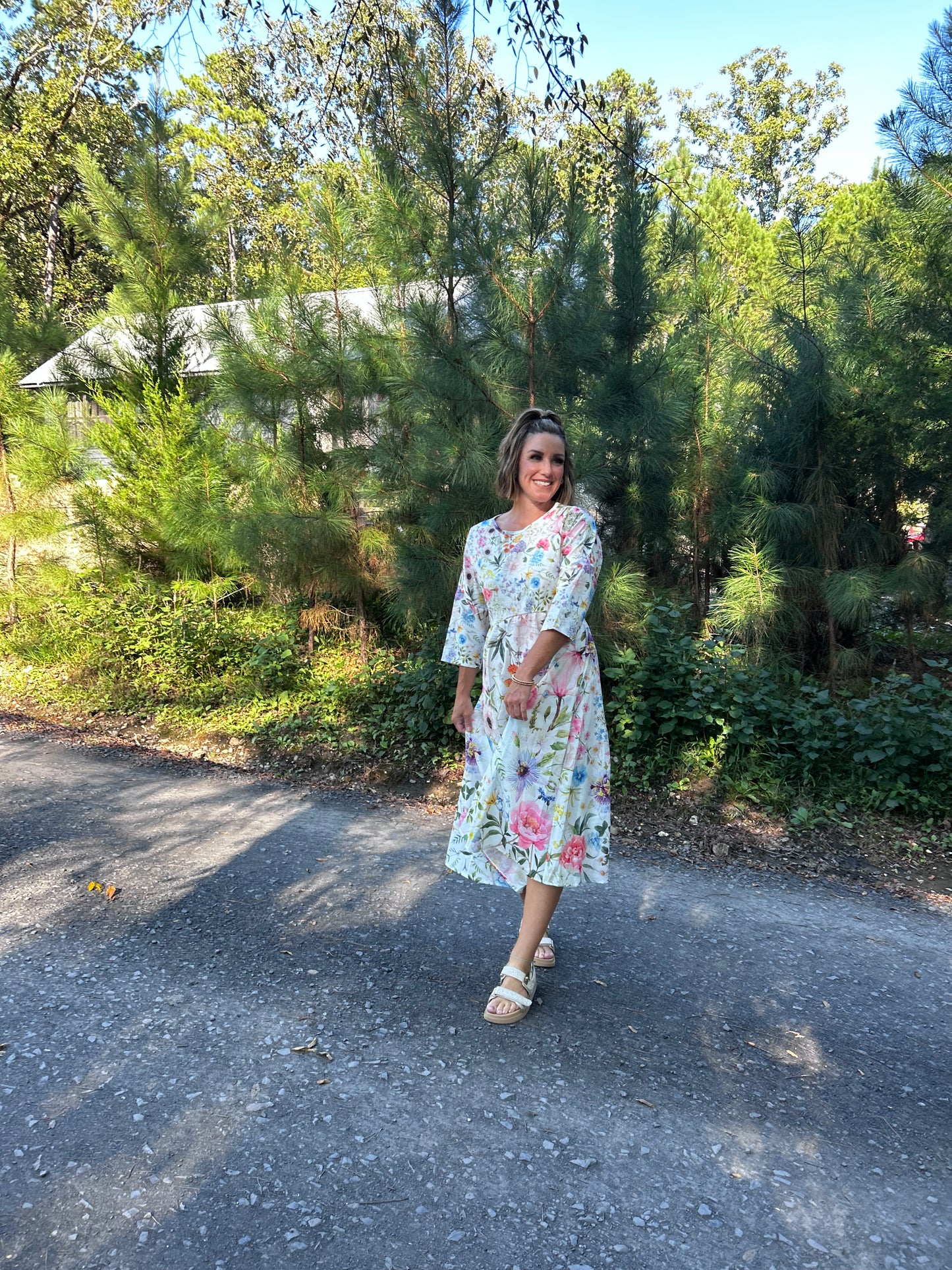 Fields of Bliss Floral Dress