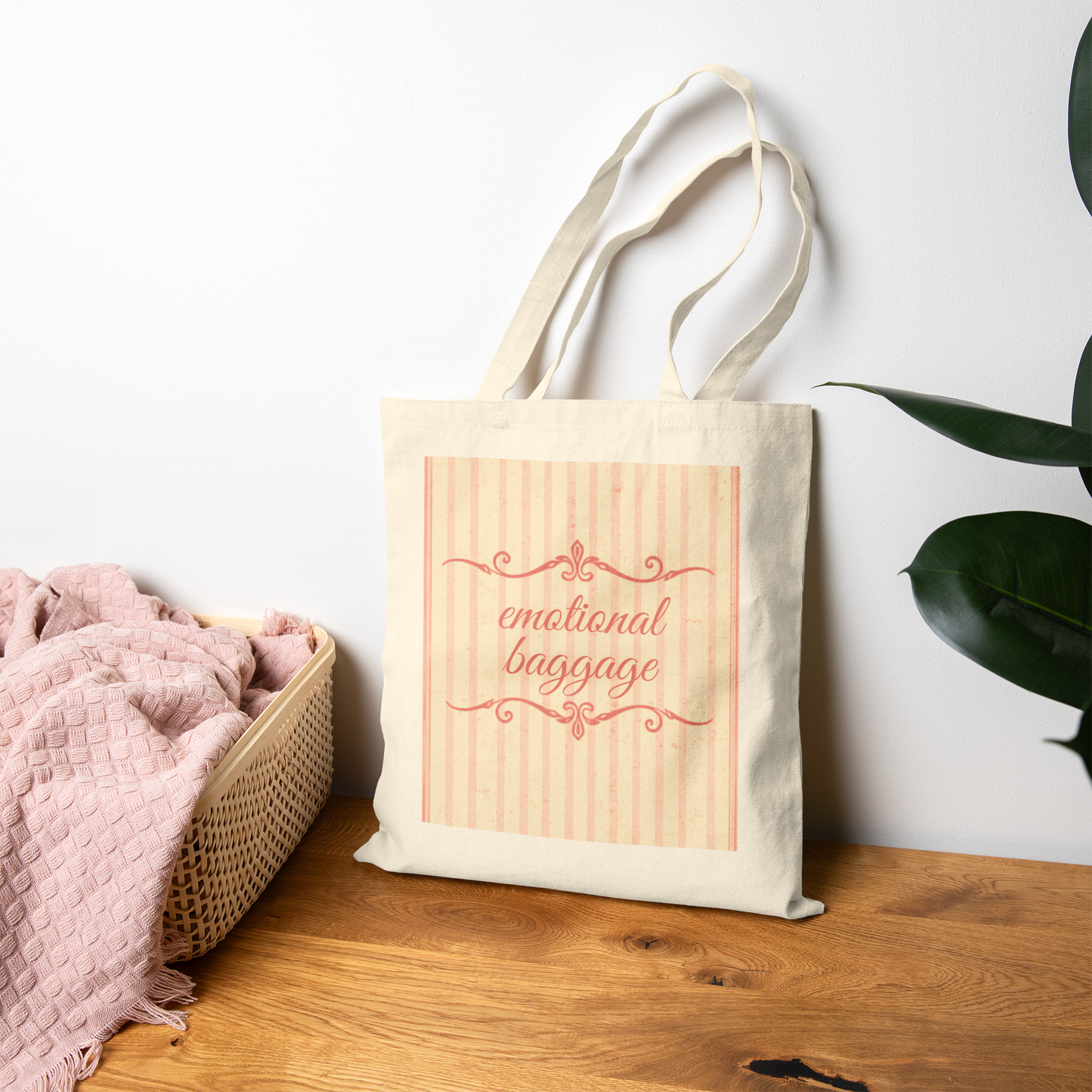Emotional Baggage Canvas Tote Bag