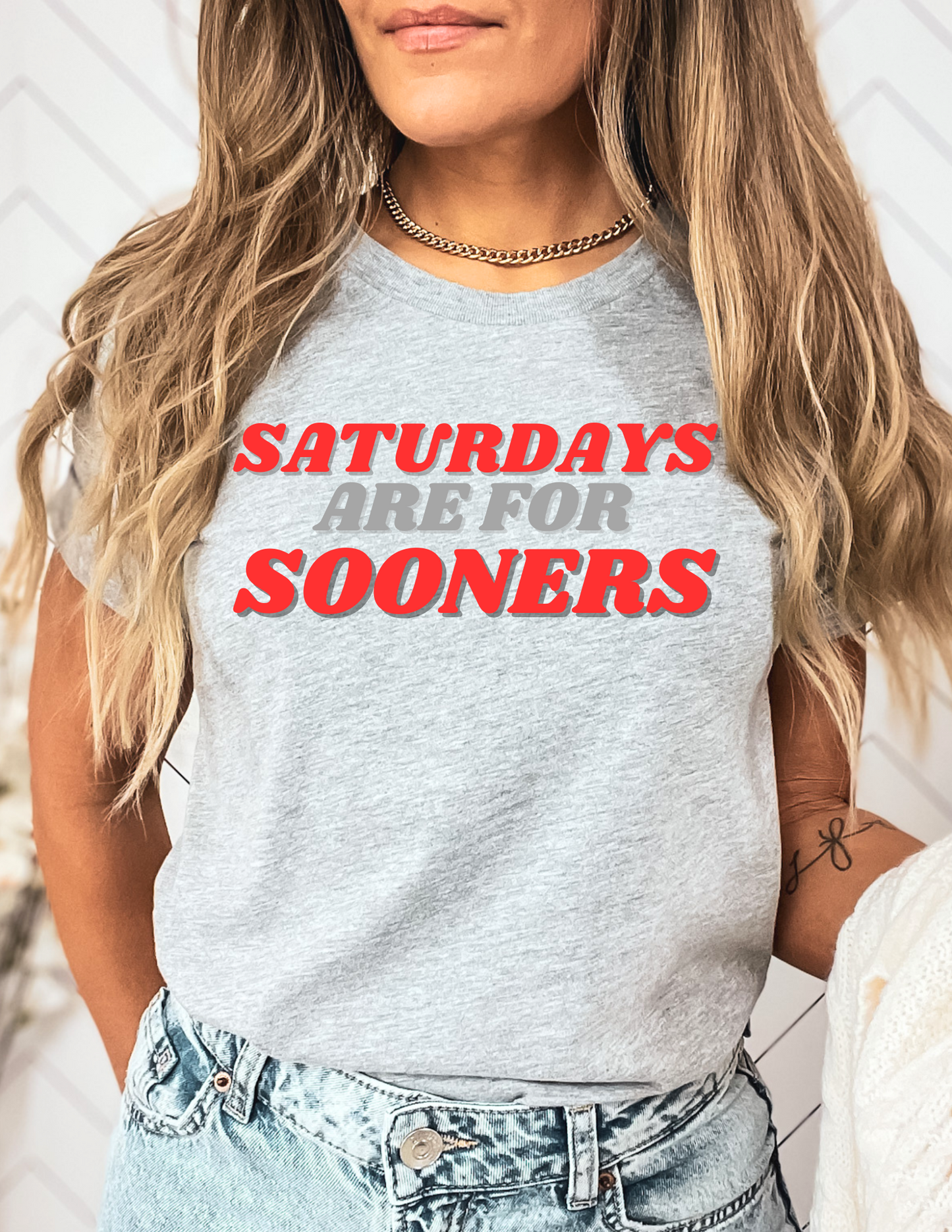 Saturdays Are For Sooners Graphic Tee