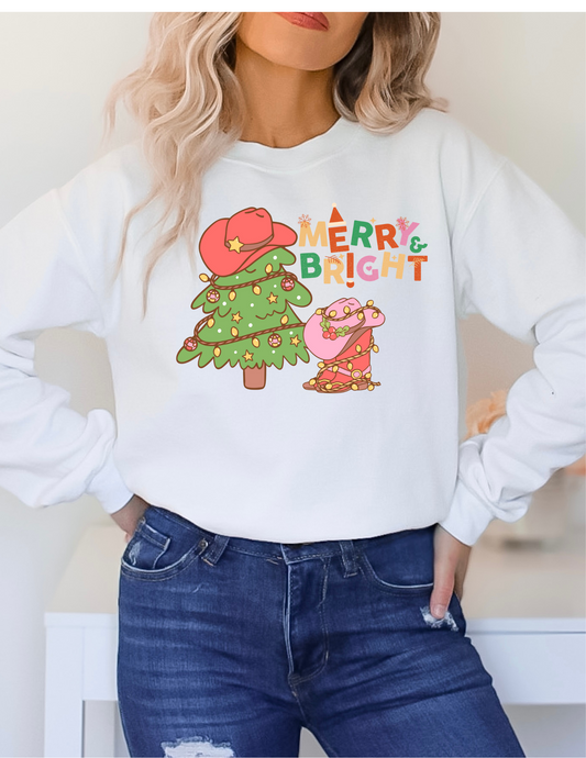 Cowgirl Christmas Sweatshirt