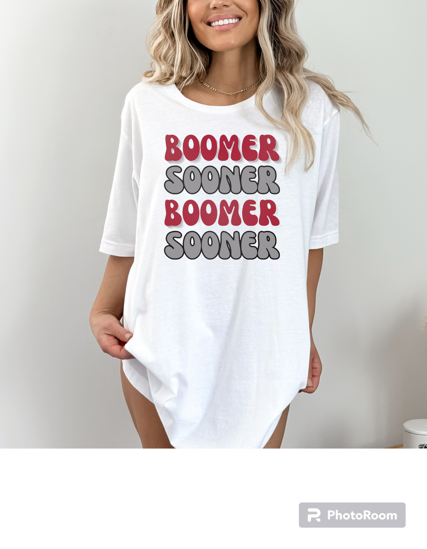 Boomer Sooner Ladies Graphic Tee