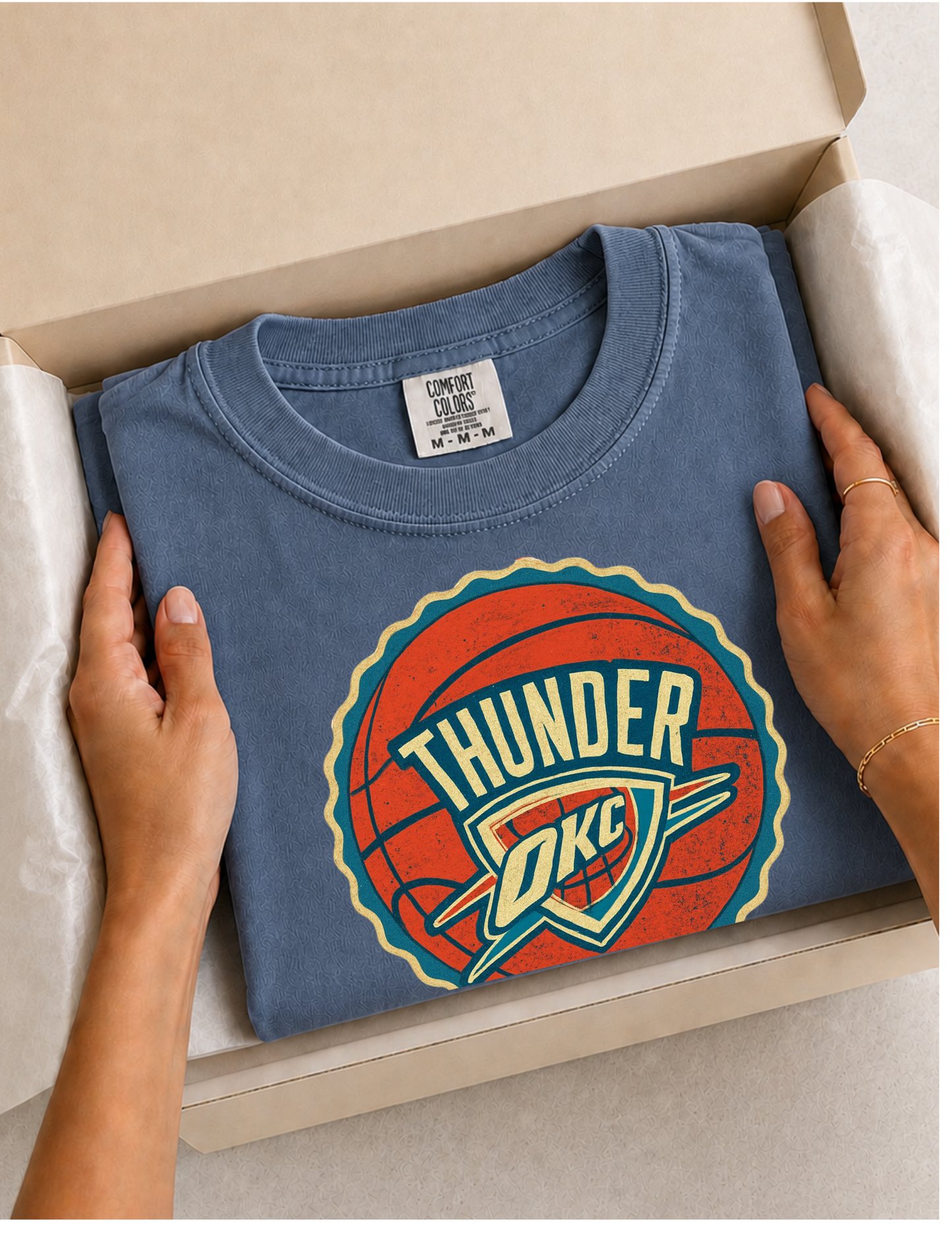 OKC Thunder Basketball Graphic Tee