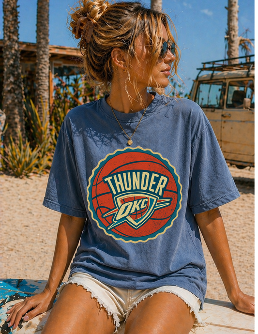 OKC Thunder Basketball Graphic Tee