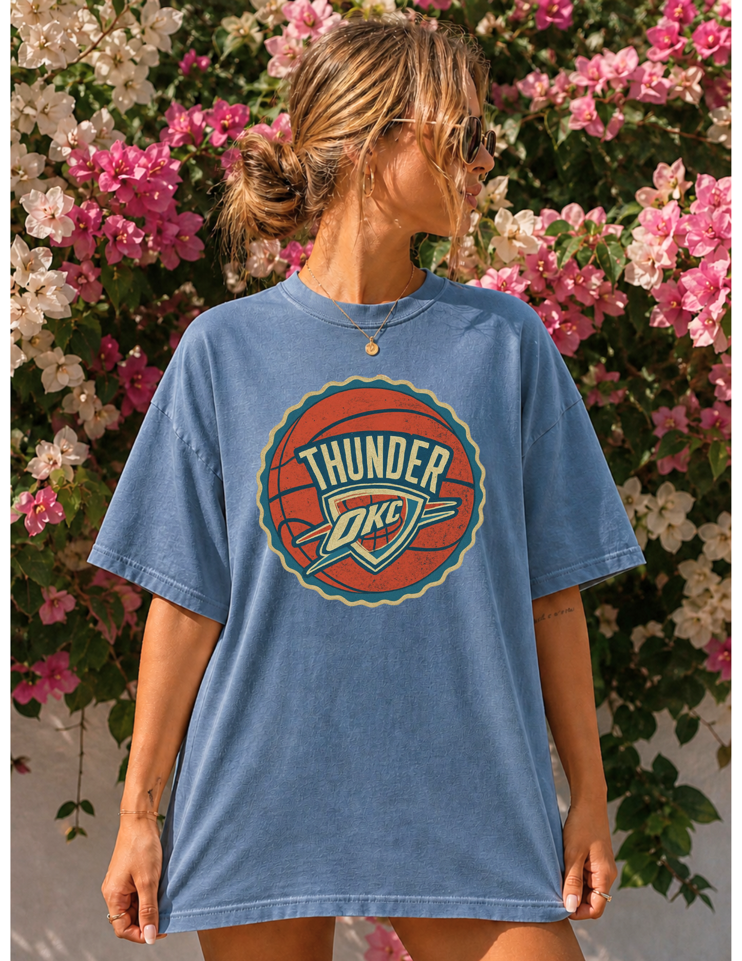 OKC Thunder Basketball Graphic Tee