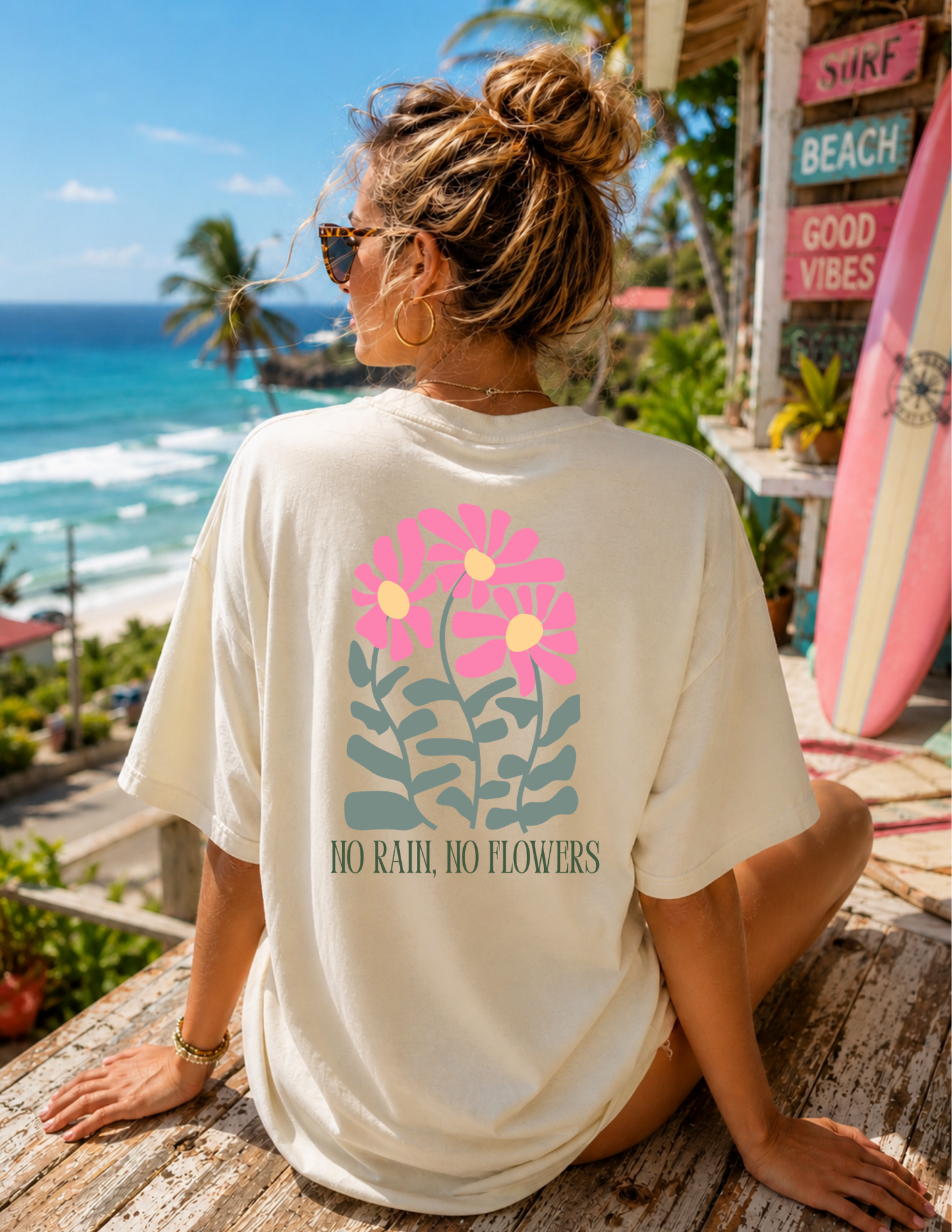 No Rain, No Flowers Graphic Tee