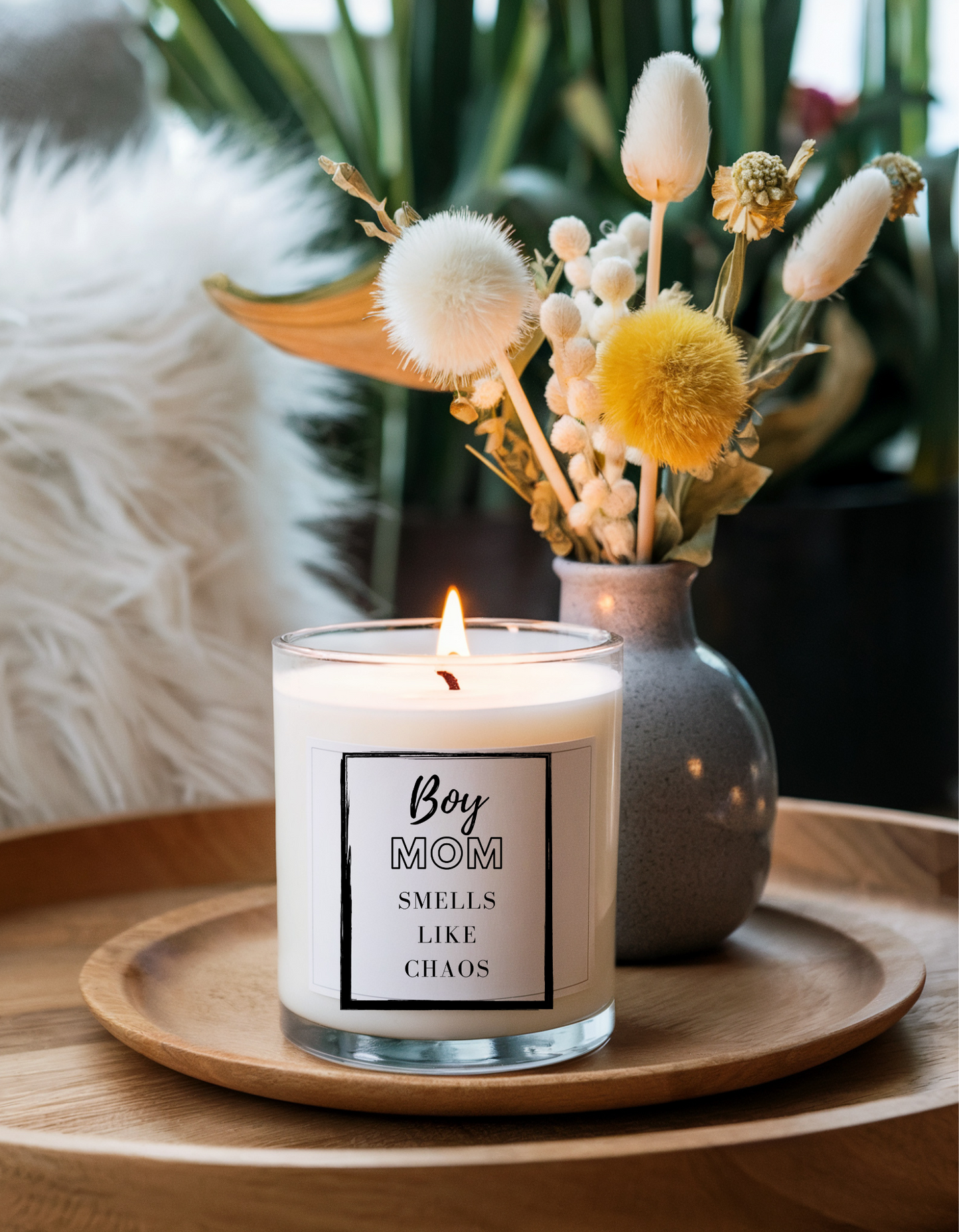 Boy Mom Candle