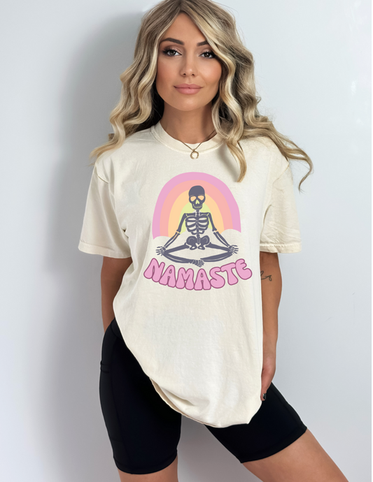 "Namaste" Comfort Colors Graphic Tee