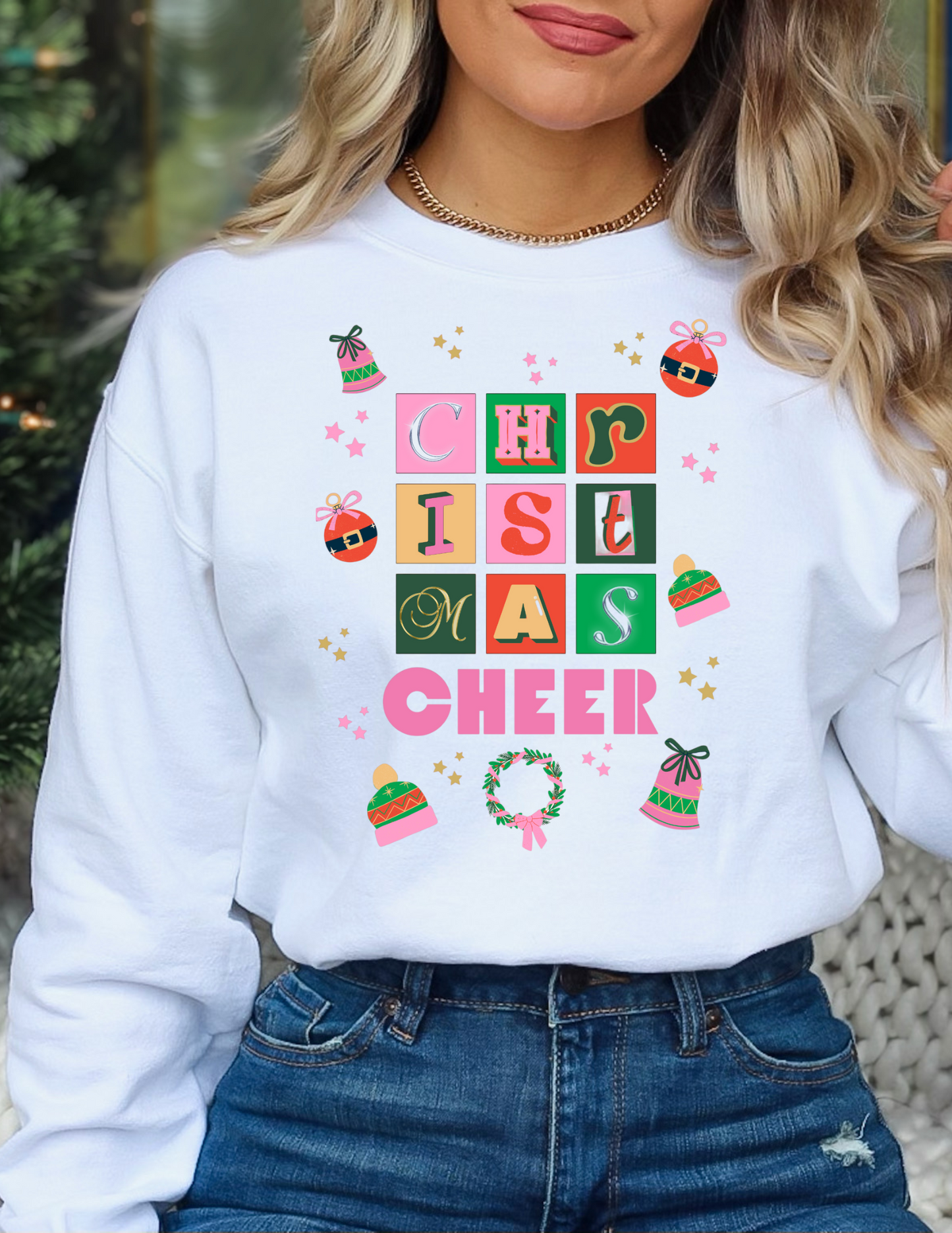 Christmas Cheer Ladies Sweatshirt