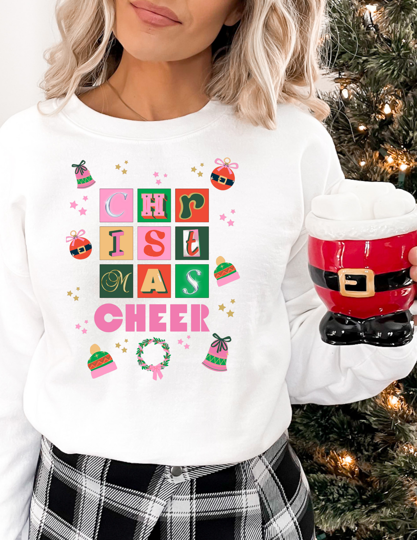 Christmas Cheer Ladies Sweatshirt