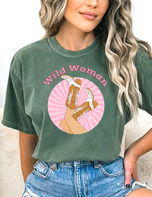 "Wild Woman" Graphic Tee