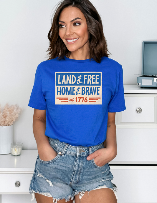 Land of The Free Graphic Tee