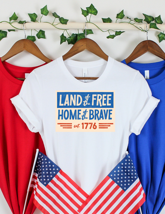 Land of The Free Graphic Tee