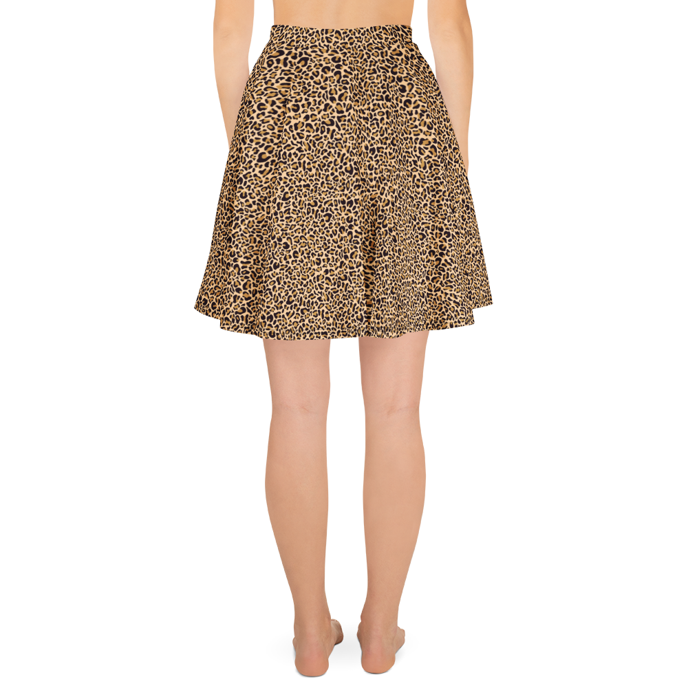 La La Leopard Print Skirt