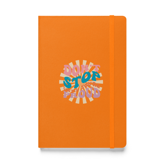 "Dont Stop Until You're Proud" Journal in Orange