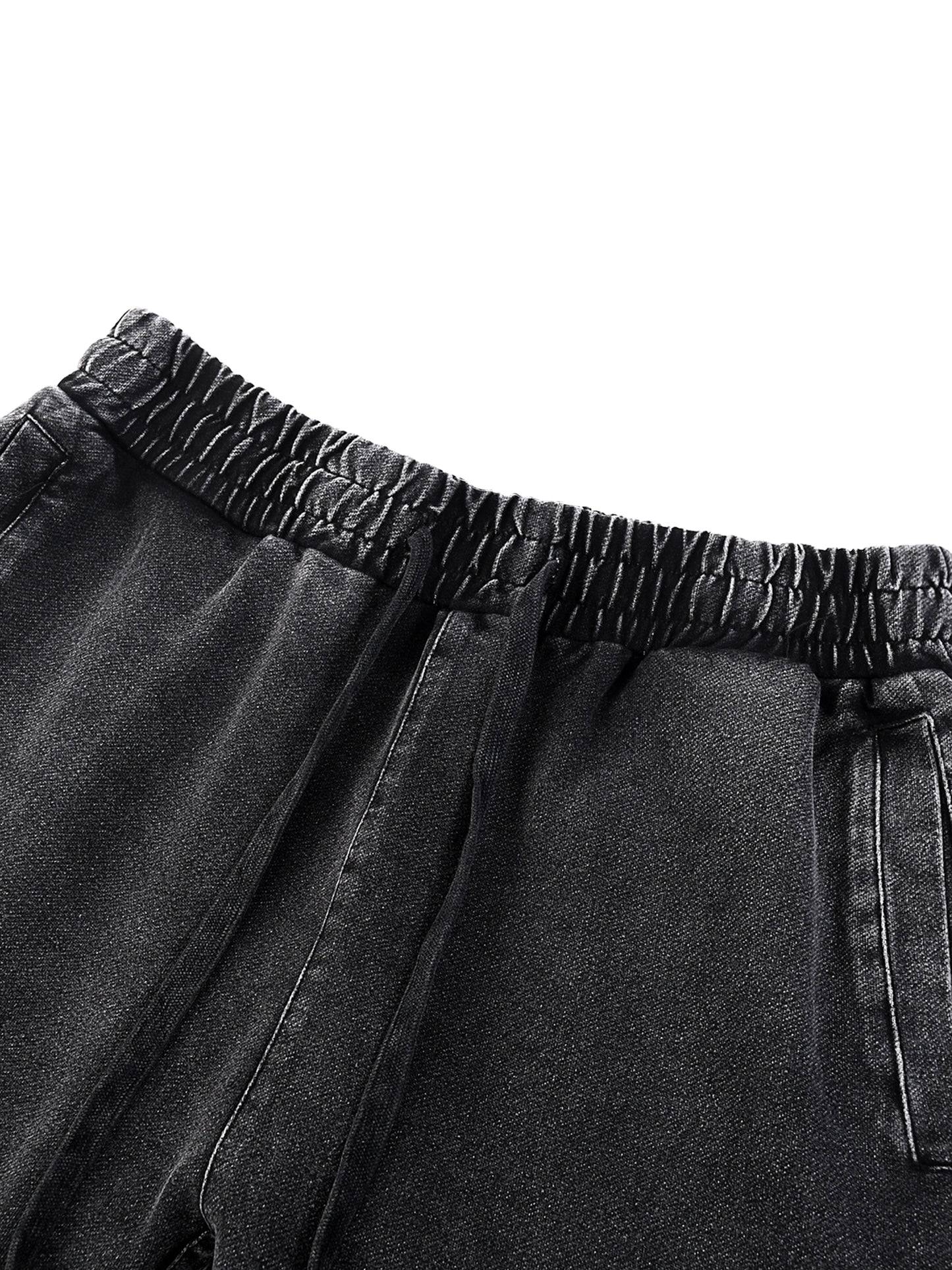 “I can buy myself flowers” barrel jeans in black