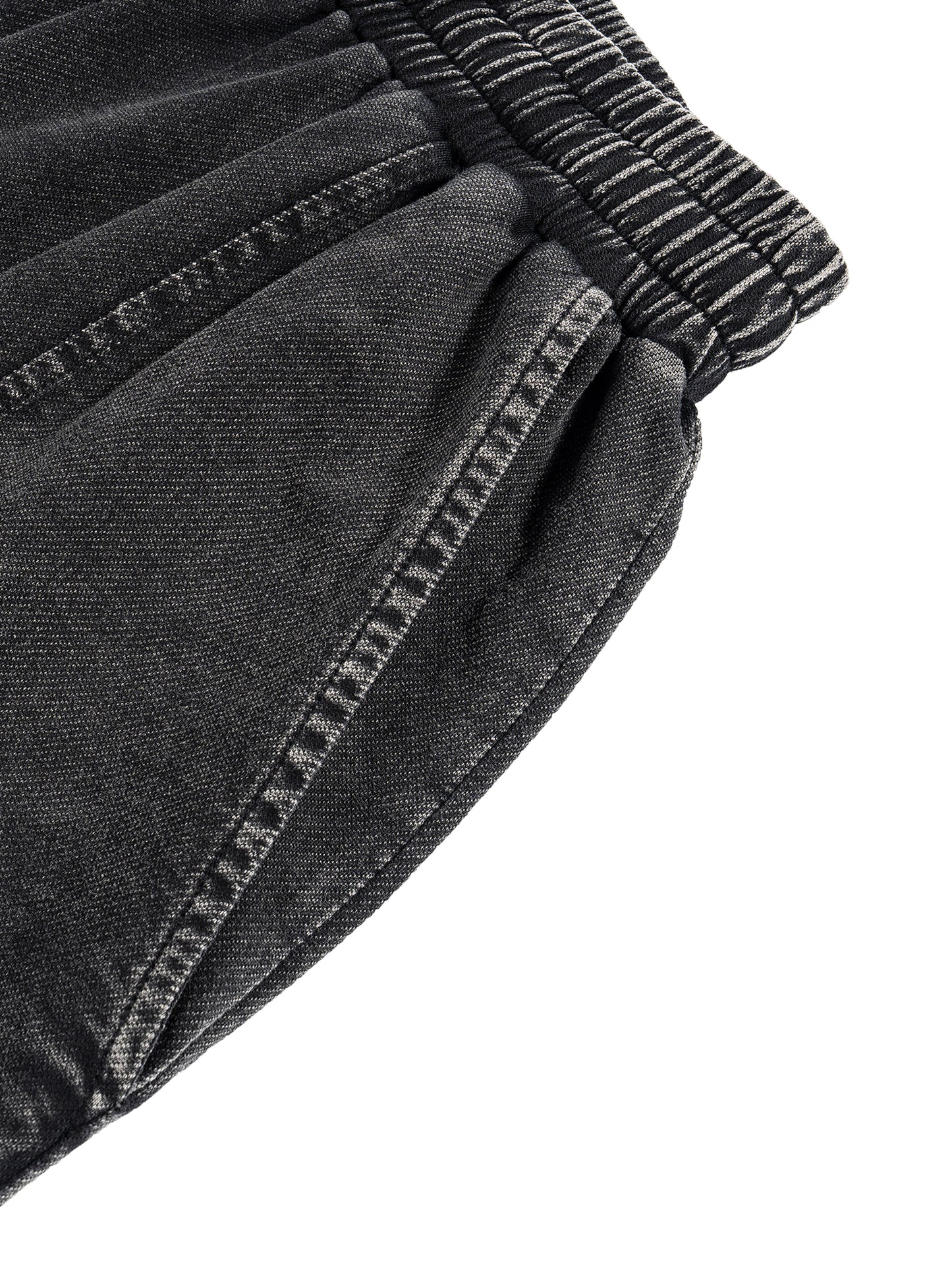 “I can buy myself flowers” barrel jeans in black