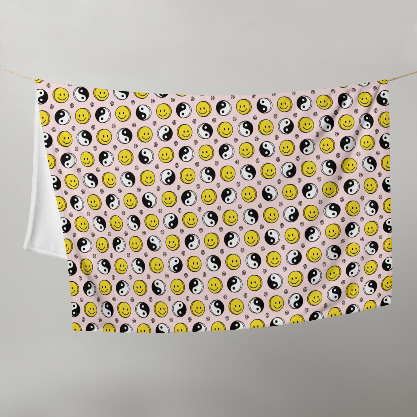 Smiley Face Throw Blanket