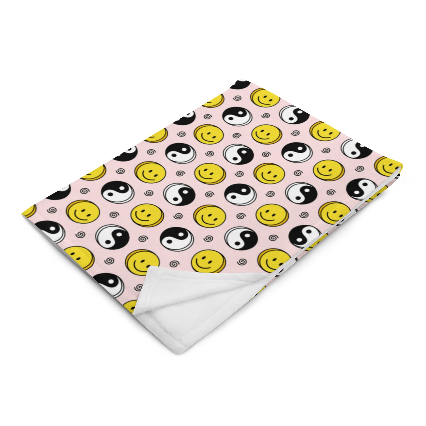 Smiley Face Throw Blanket