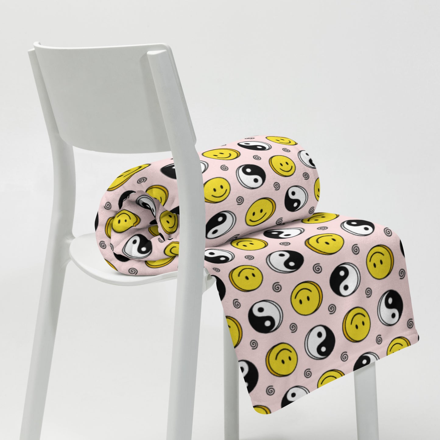 Smiley Face Throw Blanket