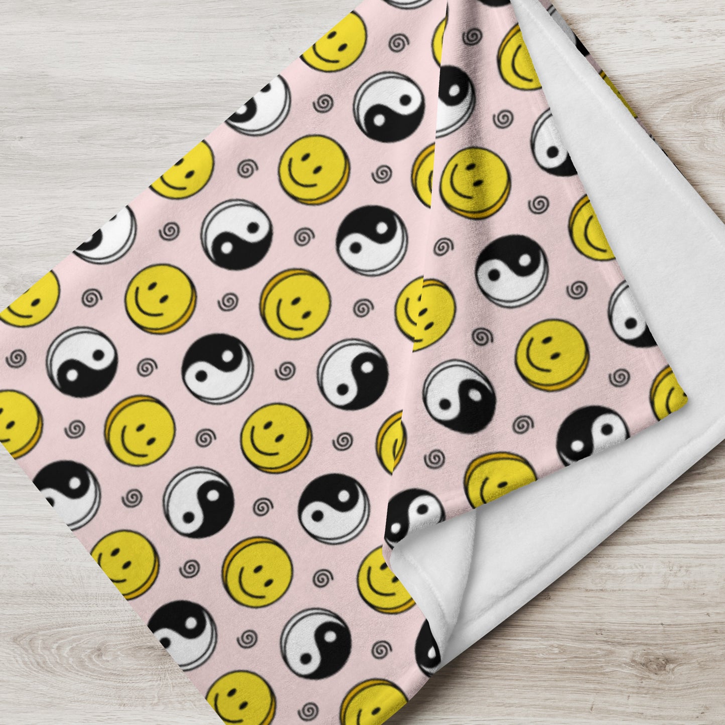 Smiley Face Throw Blanket