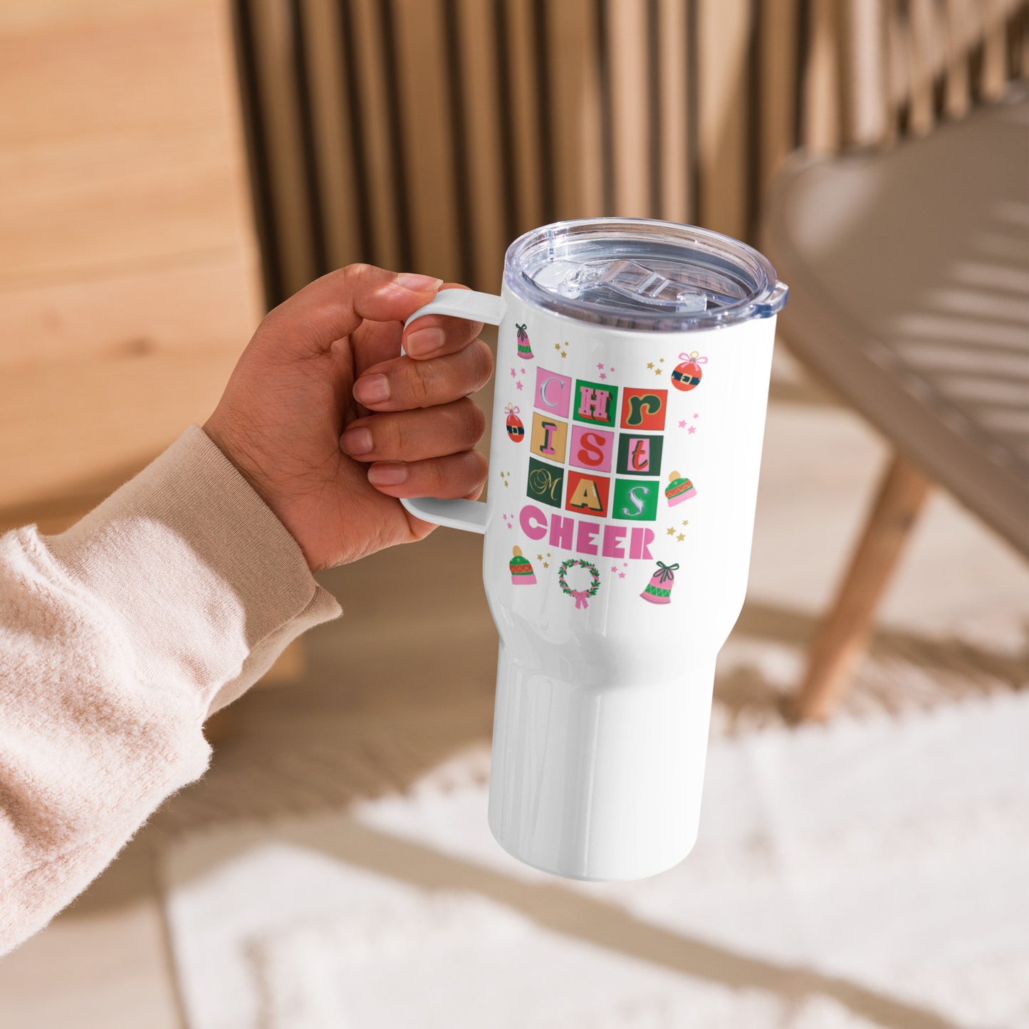 Christmas Cheer Travel Tumbler