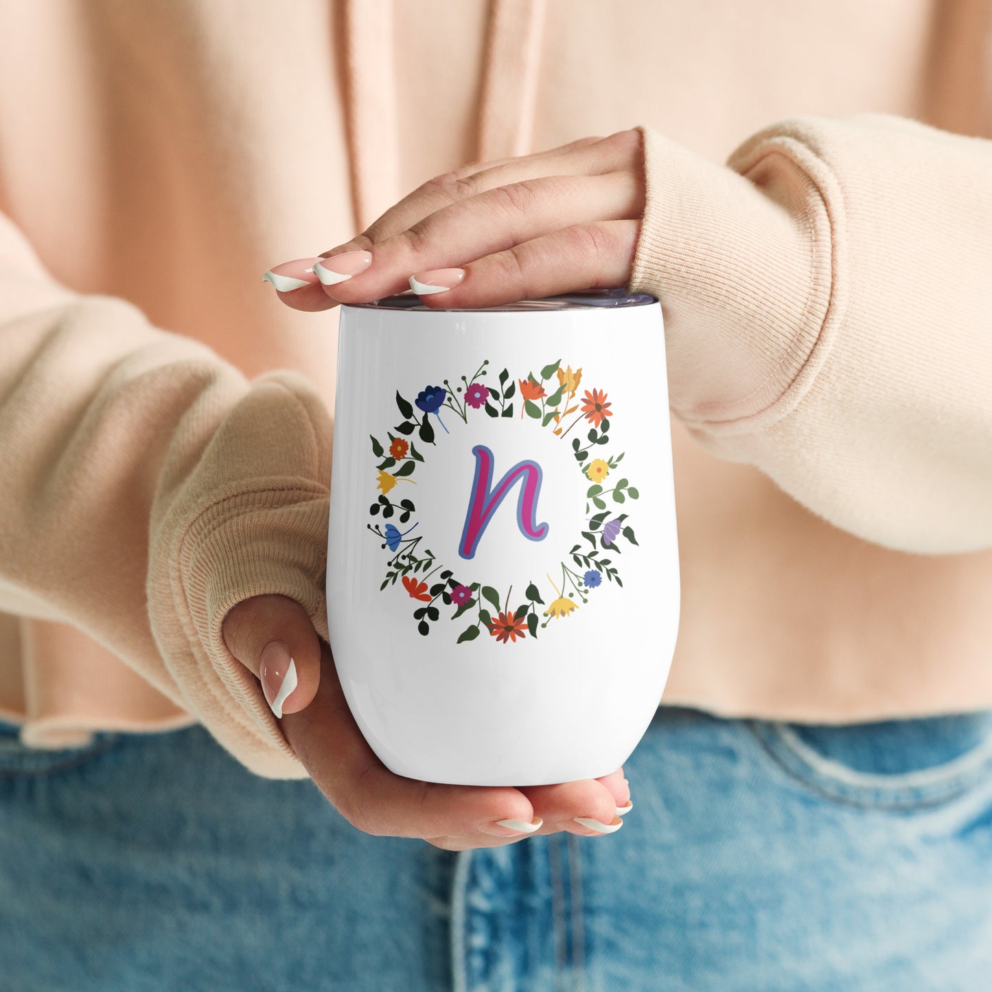 Custom Initial Tumbler