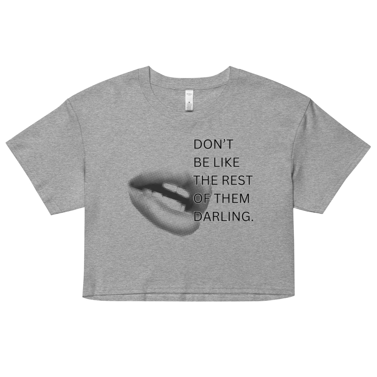 "Darling" Crop Top Tee